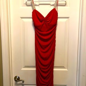 Sexy red dress